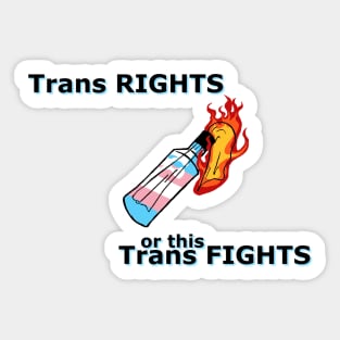 Trans rights (blue) Sticker